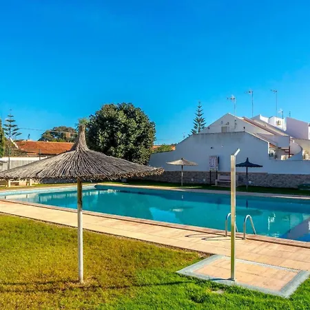 De Vacaciones Soleado En Un Vecindario